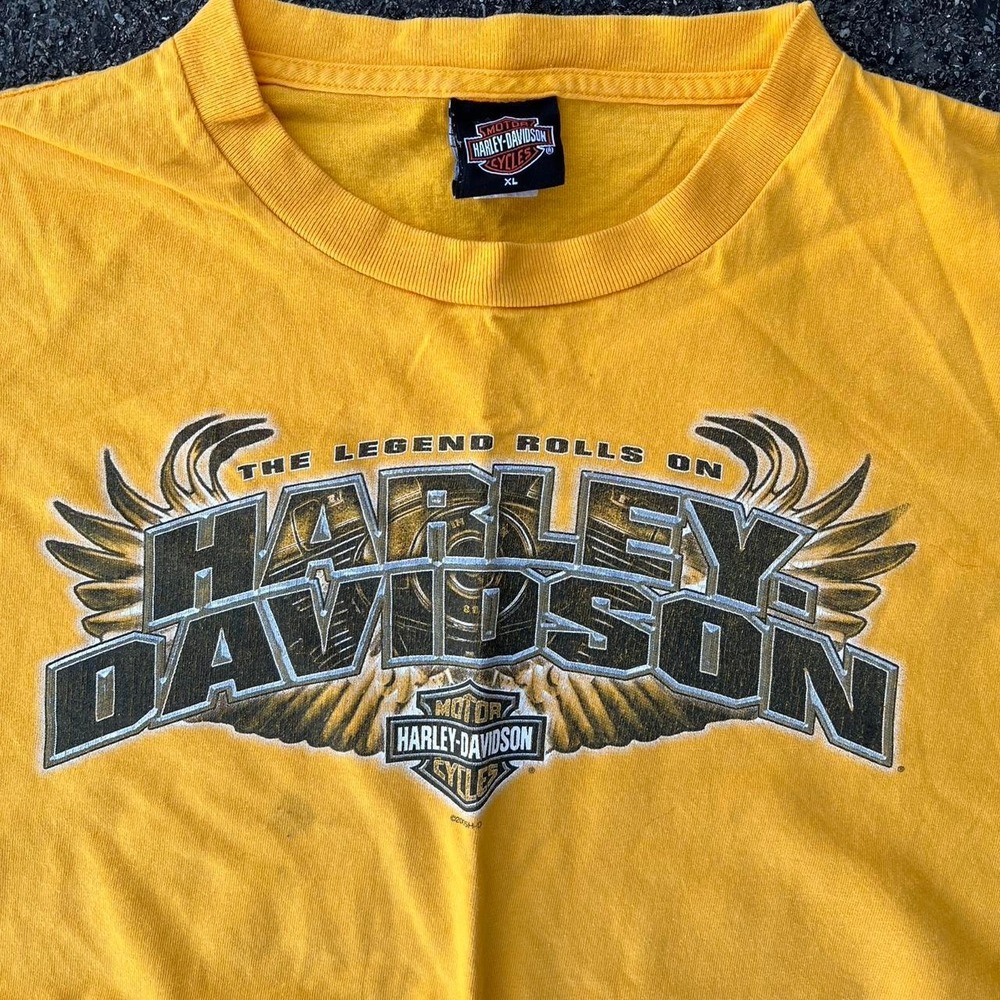 1990s Harley Davidson Graphic AOP shirt size XL